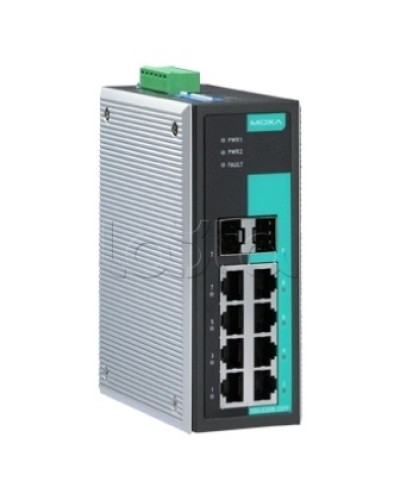 Коммутатор неуправляемый промышленный 8-портовый Moxa EDS-G308-2SFP во Владивостоке Коммутаторы Pintop.ru