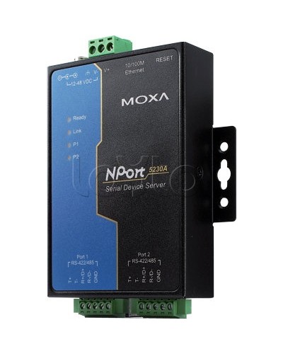 Сервер 2-портовый RS-422/485 в Ethernet Moxa NPort 5230A во Владивостоке Дополнительное оборудование для ОПС Pintop.ru