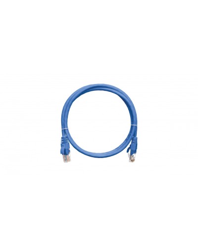 Шнур коммутационный 2хRJ45/8P8C, U/UTP, 4 пары, Кат.5е, LSZH, синий (0,3м) NIKOMAX NMC-PC4UD55B-003-C-BL во Владивостоке Патчкорды (медные) Pintop.ru