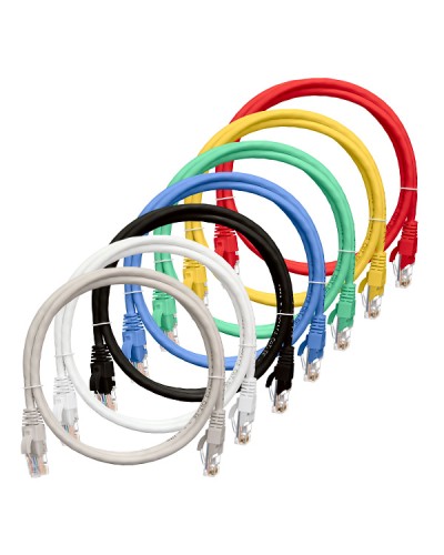 Шнур коммутационный 2хRJ45/8P8C U/UTP кат.5е (NMC-PC4UD55B-030-GN) NIKOMAX (3 м) во Владивостоке Патчкорды (медные) Pintop.ru