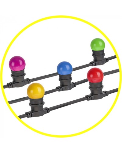 Гирлянда Navigator 93 661 NGF-001-01 (белтлайт 10 5м Е27 черный) во Владивостоке Источники света(Лампы) Pintop.ru