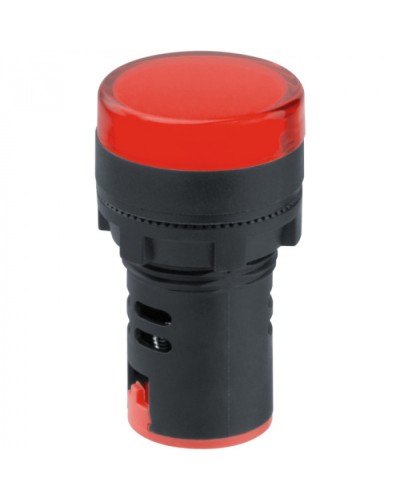 Лампа индикаторная Navigator 82 801 NBI-I-AD22-230-R красная d22мм 230В AC/DC во Владивостоке Источники света(Лампы) Pintop.ru