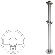 Cтойка ограждения Т-образная с 2-мя полупетлями (антик серебро) Oxgard