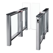 Турникет PERCo-ST-01 с крышками из закал. стекла с центральной вставкой из нерж. стали со створками Створки шириной 300