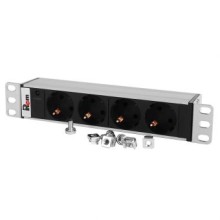 Блок розеток REM-10 1U REM R-10-4S-I-220-Z