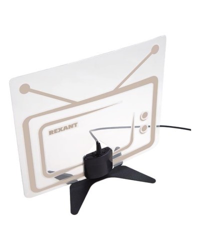 Антенна комнатная «Активная» для цифрового телевидения DVB-T2, Ag-717 REXANT 34-0717 во Владивостоке Системы видеонаблюдения Pintop.ru