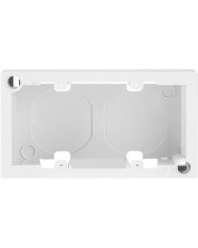 Короб накладной для лицевых панелей 80х150 под 4 модуля 45х22,5 Mosaic 03-0127 во Владивостоке Распределительные коробки Pintop.ru