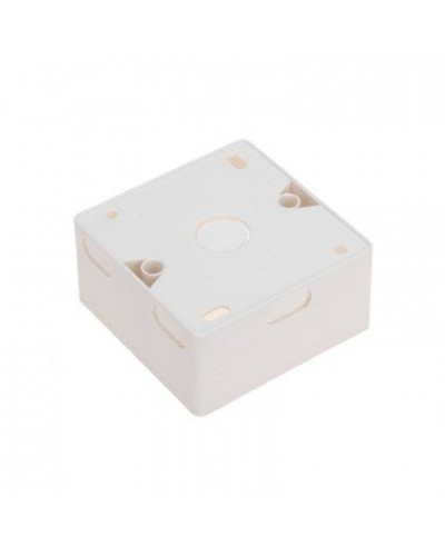 Короб накладной для лицевых панелей 80х80 под 2 модуля 45х22,5 Mosaic 03-0126 во Владивостоке Распределительные коробки Pintop.ru