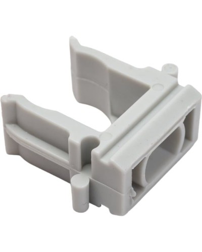 Крепёж-клипса для труб ø16 мм, серая (100 шт/уп)Rexant (28-0116-2) во Владивостоке Держатели, клипсы, скобы Pintop.ru