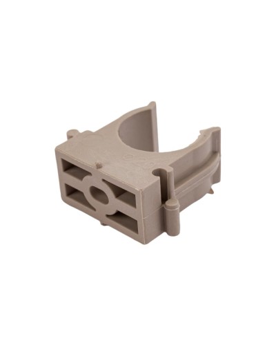 Крепёж-клипса для труб ø20 мм, серая (100 шт/уп)Rexant (28-0120-2) во Владивостоке Держатели, клипсы, скобы Pintop.ru