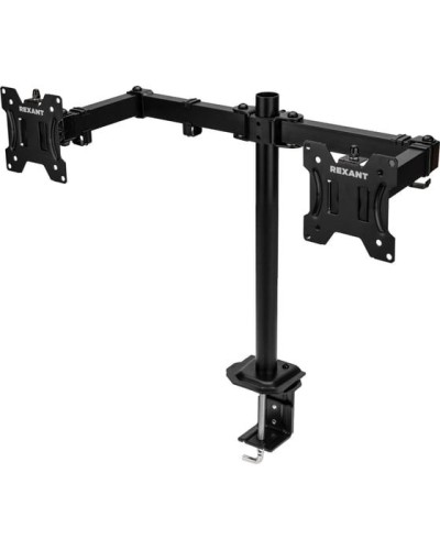 Кронштейн для двух мониторов 13-32, одно колено настольный, серия офис REXANT 38-0356 во Владивостоке Системы видеонаблюдения Pintop.ru