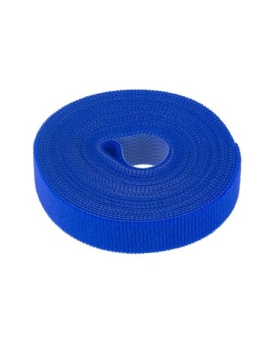 Лента-липучка многоразовая 5 м х 20мм, синяя (1 шт/уп) REXANT 07-7525 во Владивостоке Монтажные материалы Pintop.ru