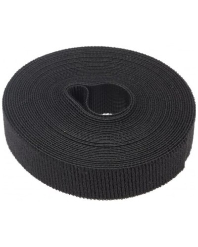 Лента-липучка многоразовая 5 м х 20мм, черная (1 шт/уп) REXANT 07-7526 во Владивостоке Монтажные материалы Pintop.ru