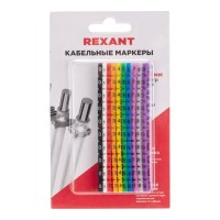 Маркер кабельный 0-9 комплект в блистере Rexant (12-6062)