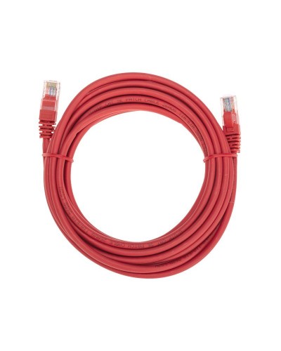 Патч-корд U/UTP, CAT 5e, RJ45-RJ45, 26AWG, LSZH, красный, 5м REXANT 02-0103-5 во Владивостоке Патчкорды (медные) Pintop.ru