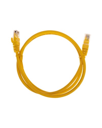 Патч-корд U/UTP, CAT 6, RJ45-RJ45, 26AWG, LSZH, желтый, 1м REXANT 02-0295-1 во Владивостоке Патчкорды (медные) Pintop.ru