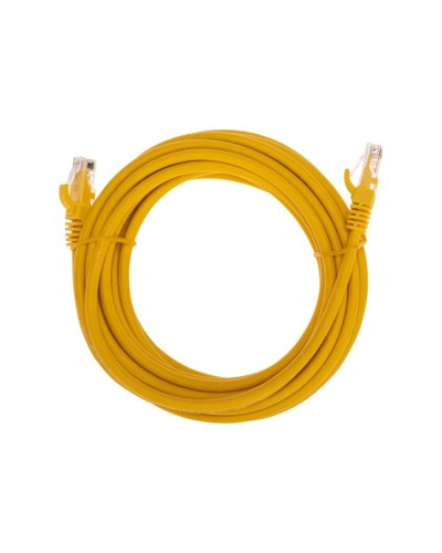Патч-корд U/UTP, CAT 6, RJ45-RJ45, 26AWG, LSZH, желтый, 5м REXANT 02-0295-5 во Владивостоке Патчкорды (медные) Pintop.ru