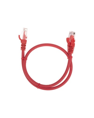 Патч-корд U/UTP, CAT 6, RJ45-RJ45, 26AWG, LSZH, красный, 0,5м REXANT 02-0293-05 во Владивостоке Патчкорды (медные) Pintop.ru