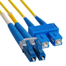 Патч-корд оптический переходной (SM), 9/125 (OS2), LC/UPC-SC/UPC, (Duplex), LSZH, 2м REXANT 50-2410