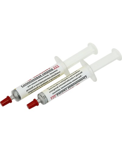 Смазка силиконовая 221, до +350 C, 2 мл, шприц REXANT (09-3955) во Владивостоке Монтажные материалы Pintop.ru