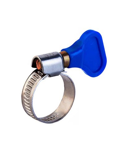 Хомут червячный 20-32/9-0,7мм, с ключом, нержавеющая сталь W2, (50 шт/уп) REXANT 07-0720-1 во Владивостоке Стяжки-хомуты Pintop.ru