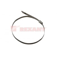 Хомут-стяжка металлический 4.6х152 мм (50шт/уп) REXANT 07-0158