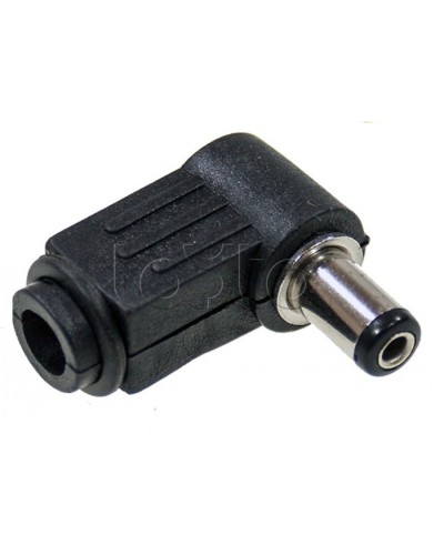 Разъем питания штекер 2.1х5.5x10мм угловой (50шт/уп) REXANT 14-0312 во Владивостоке Коннекторы Pintop.ru