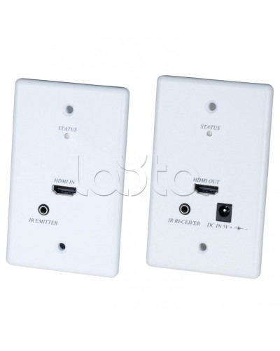 Комплект передачи HDMI с обратным ИК-повторителем SC&T HW01 во Владивостоке Видеоусилители, Модуляторы, Делители Pintop.ru