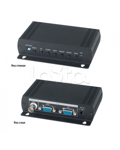 Преобразователь VGA- видеосигнала в аналоговый видеосигнал SC&T VC01 во Владивостоке Видеоусилители, Модуляторы, Делители Pintop.ru