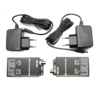 Комплект удлинителей Ethernet по коаксиальному кабелю до 1000м SC&T IP09CK