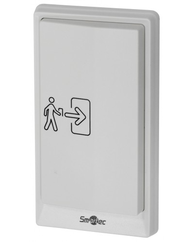 Кнопка пластиковая, накладная, локтевая, НЗ/НР контакты, размер: 175х95х25 мм Smartec ST-EX710-WT во Владивостоке Кнопки выхода Pintop.ru