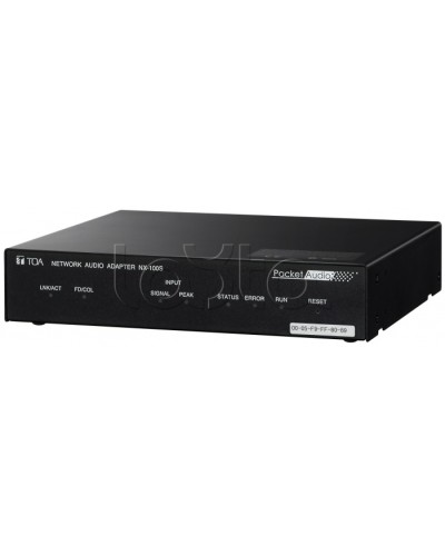 Шлюз передачи аудио, управляющих сигналов через сеть TOA NX-100S W во Владивостоке Системы оповещения и трансляции TOA Pintop.ru