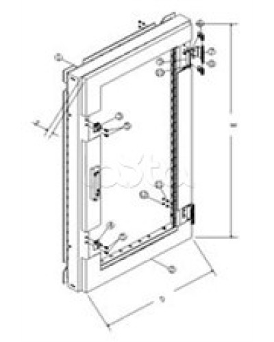 Дверь передняя плексигласовая TOA PGD-22 во Владивостоке Системы оповещения и трансляции TOA Pintop.ru