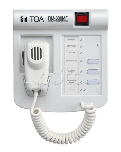 Панель микрофонная пожарная для серии VM-3000 во Владивостоке Системы оповещения и трансляции TOA Pintop.ru