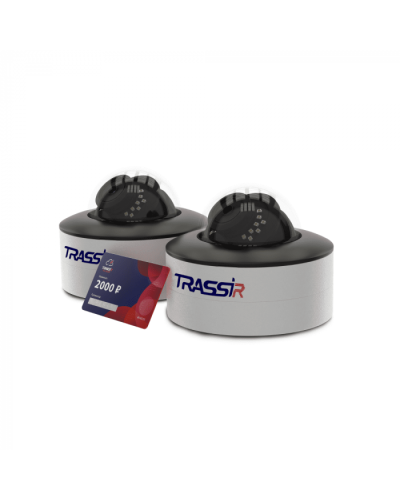 Комплект облачного видеонаблюдения TRASSIR W2D5Street во Владивостоке IP-камеры Pintop.ru