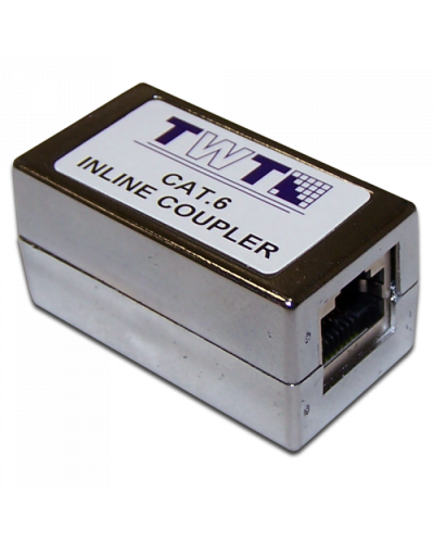 Повторитель портов RJ-45, экранированный, категории 6 TWT (TWT-CP45STP6) во Владивостоке Проходные адаптеры RJ-45 и разветвители Pintop.ru