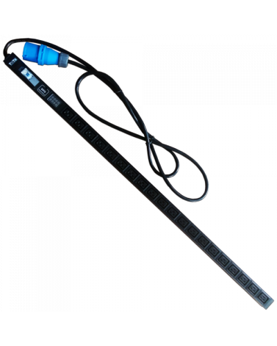 Блок розеток верт, 1-фазный с авт., A/V-метр, 16A / 250V, 20xC19, шнур 3.0 м, IEC309 TWT (TWT-PDVI-20C9-I9) во Владивостоке Блоки розеток Pintop.ru