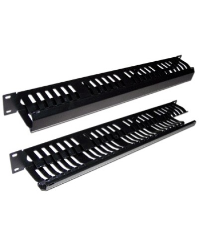 Органайзер кабельный 19 1U c крышкой на 24 порта TWT TWT-ORG/CV24-1U во Владивостоке Кабельные органайзеры Pintop.ru