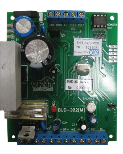 Плата печатная в сборе Vizit ЗИП БУД-302М во Владивостоке Аксессуары для многоабонентных систем Pintop.ru