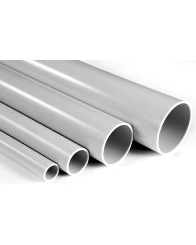 Труба гладкая ПВХ жесткая тяжелая диам 32, огнестойкость E60-E90, цвет серый (3м) Экопласт 31032-E90 во Владивостоке Труба (ОКЛ) Экопласт Pintop.ru