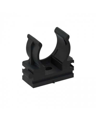 CFQ20 Держатель (клипса) для труб, для монтажного пистолета D20мм, цвет чёрный (50шт) Экопласт (41520BL) во Владивостоке Держатели, клипсы, скобы Pintop.ru