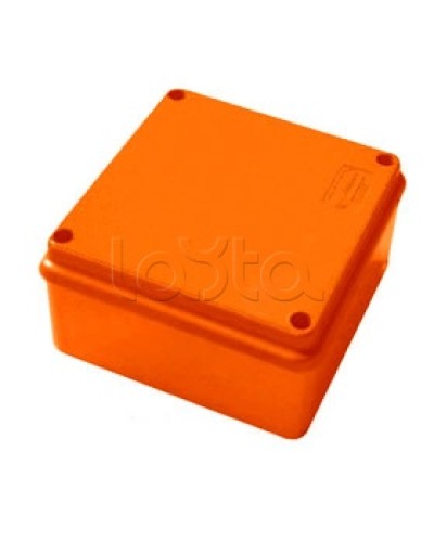 Коробка огнестойкая 100х100х55, 5P, (0,15-2,5мм2), без галогена Экопласт 42057HF во Владивостоке Коробки (ОКЛ) Экопласт Pintop.ru