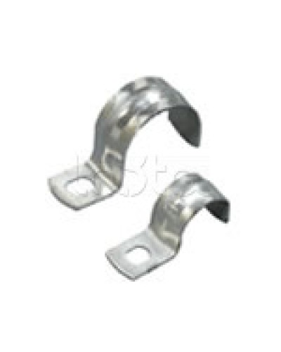 Скоба оцинкованная с одним отверстием для трубы D20мм, м.о. 6,5-5,0мм (1уп=100шт) Экопласт (43720P) во Владивостоке Держатели, клипсы, скобы Pintop.ru