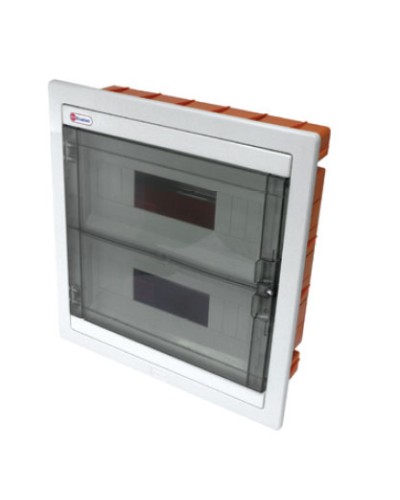 Щиток скрытой установки, 24 модулей, IP40 Экопласт 46024 во Владивостоке Боксы для автоматов Pintop.ru