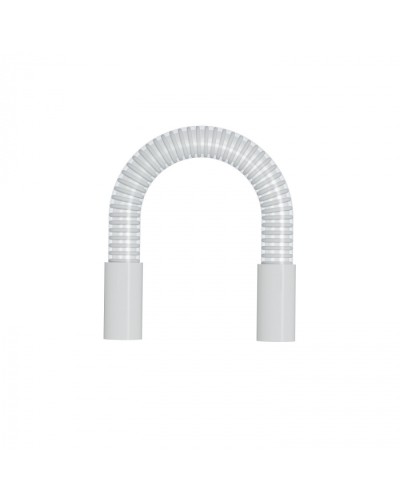 Гибкий переход для трубы диам. 25мм, длина 30см, цвет белый (49415W) во Владивостоке Повороты, муфты, тройники Pintop.ru