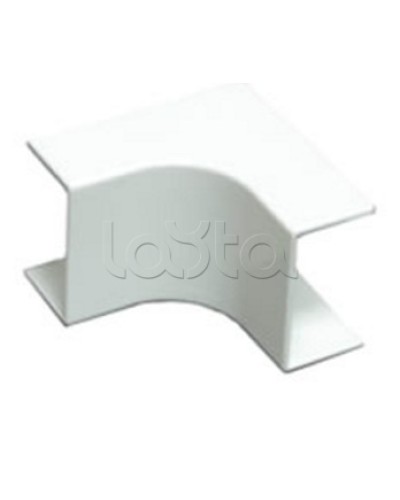 Угол внутренний плавный стандарт TIA 20х12,5 мм Экопласт 72114R во Владивостоке Аксессуары для кабель-канала Pintop.ru