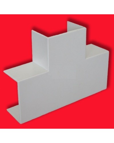 Угол Т-образный для кабель-канала МЕХ, для сечения 75/3x20 Экопласт 72416 во Владивостоке Аксессуары для кабель-канала Pintop.ru