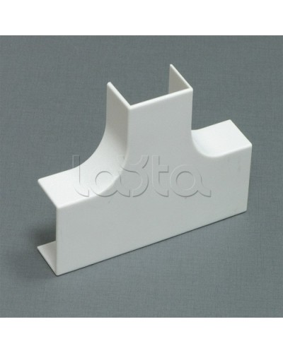 Тройник плавный стандарт TIA 60х40 мм Экопласт 76415R во Владивостоке Аксессуары для кабель-канала Pintop.ru