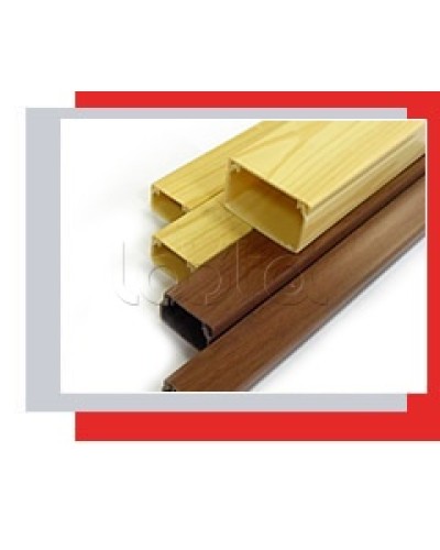 Миниканал 25x16 серия MEX с текстурой дерева (орех) Экопласт 77007N-2 во Владивостоке Кабель-канал Pintop.ru