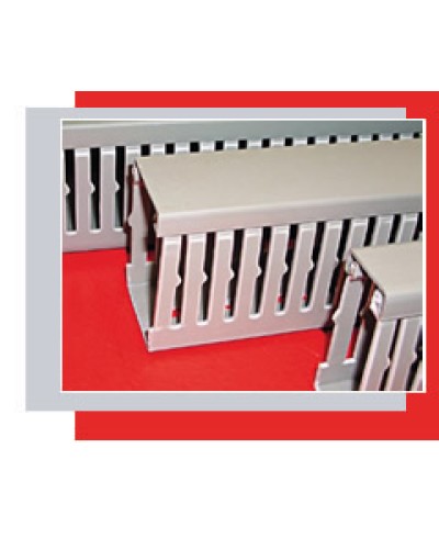 Короб перфорированный 25х40 мм (серый) Экопласт СР-Е134 во Владивостоке Кабель-канал Pintop.ru